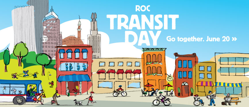 ROC Transit Day is June 20. Click for details...