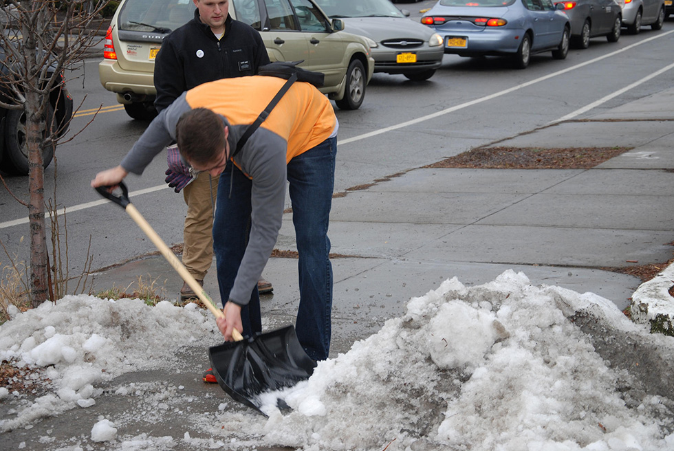 Join the volunteers at Reconnect Rochester and Flower City AmeriCorps for The Great Rochester Snow Down.