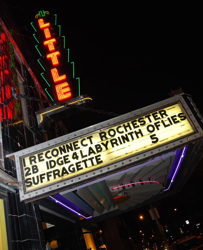 Rochester Street Films at The Little Theatre. Thursday, November 19, 2015.